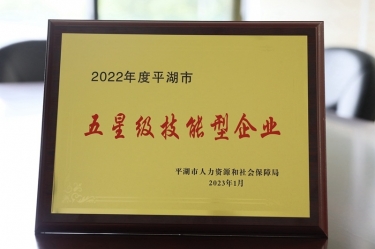 喜讯！888集团电子游戏纸业荣获“2022年度平湖市五星级技术型企业”荣誉称号