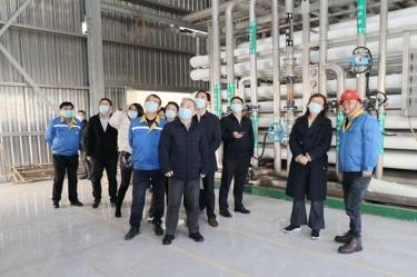 2022年12月15日，时任浙江省发展鼎新委党组成员、副主任吴红梅莅临888集团电子游戏纸业调研企业用能、节能工作